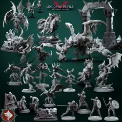 $79.00Legion of Devils Bundle (21 unique miniatures) pre-supported