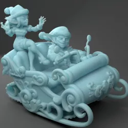 $8.00Liz and Guy - Goblin Sleigh Riders