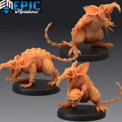 $8.90Giant Rat Revenant Set / Huge Mouse Zombie / Undead Animal Encounter
