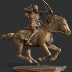 $8.99Indian on Horse with Bow