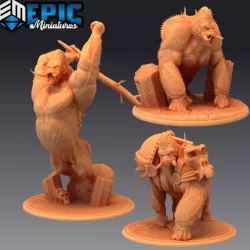 $9.90Jungle Kong Set / Giant Primate Ape / Huge Gorilla Monkey