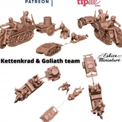 $9.99Kettenkrad & goliath team - 28mm for wargame