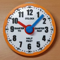 Geared Learning Clock