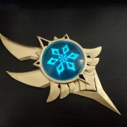 Genshin Impact Vision Trinket || Eula (Cryo)