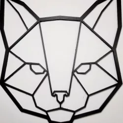 Geometric Cat Face