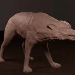Growling Wolf