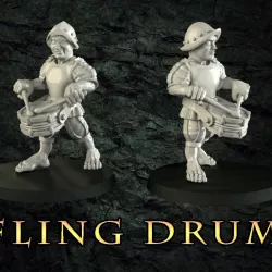 Halfling drummer