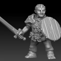 Halfling warrior