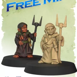 Halfling Wizard for Dungeons & Dragon RPG and Fantasy Boardgames