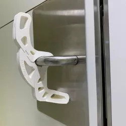Hands free door opener for hospitals