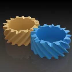 HELICAL GEAR ASHTRAY