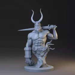 HELL- BOY bust