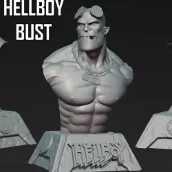 Hellboy bust (FREE)