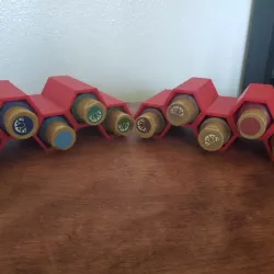 Hex Acrylic Paint Holder