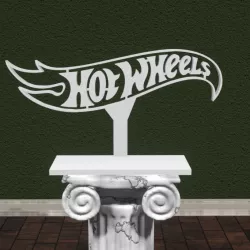 Hot Wheels 3D Printable Logo!