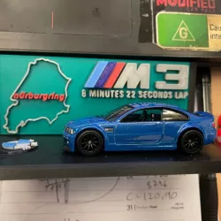 Hotwheels BMW M3 E46 Display Base