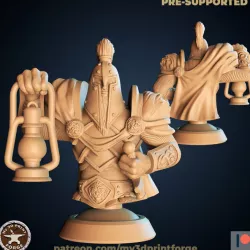 Human paladin BUST