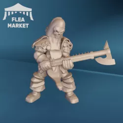 Infernal Fruit Dwarf Citadel Guard (Flea Market Guest Sculpt)