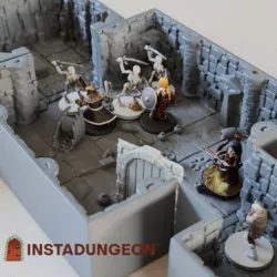 INSTADUNGEON™ Starter Set: dungeon tiles compatible with DnD, Pathfinder and more