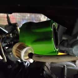 Intake air cone filter housing