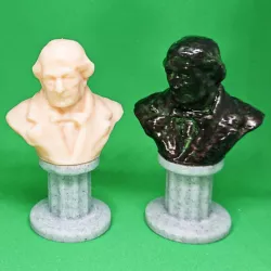 John Frost bust at Newport Museum in South Wales, UK