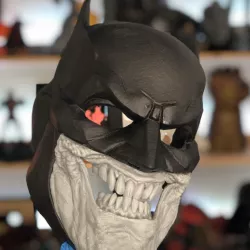 Joker Mouth Upgrade for The Bat Chin - Batman Mask - The Batman Who Laughs