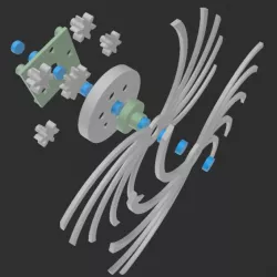 Kinetic Sculpture Extruder Indicator Prusa MK3S