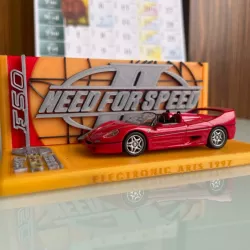 Kyosho Ferrari F50 Display Base (Need for Speed 2 Theme)
