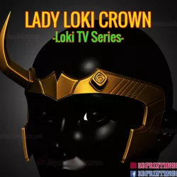 Lady Loki Sylvie Crown Cosplay