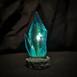 Lighted Rune Stone / Crystal