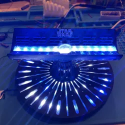 Lightsaber stand with LEDs
