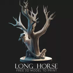 Long Horse sculpt for 3D print