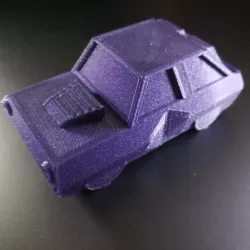 Low Poly Fantasy Muscle Car