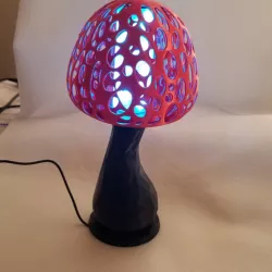 Low Poly Magic Shroom Mood Lamp