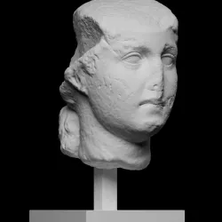 Marble Portrait Head of a Woman