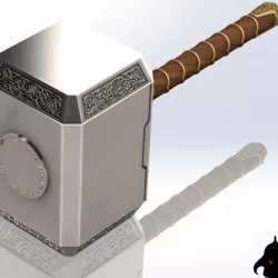 Marvel's Mjolnir Fan Art Replica