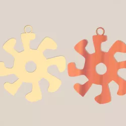 Mayan sun earrings
