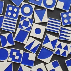 Memory Game Tiles l Geometric Shapes