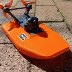 Micro FPV Boat: Ossum NewBoatDrone Mk5