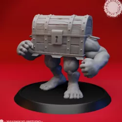Mimic - Brawler Treasure Chest - Tabletop Miniature