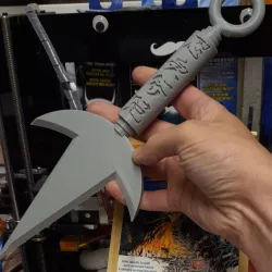 Minato's Flying Raijin Kunai (Flying thunder God)