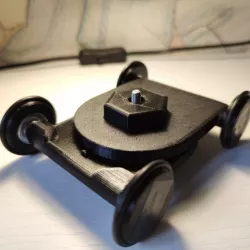 Mini 3d printed camera dolly