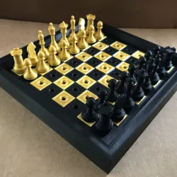Mini "Peg" Chess Set