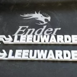 Miniature NS logo statio leeuwarden