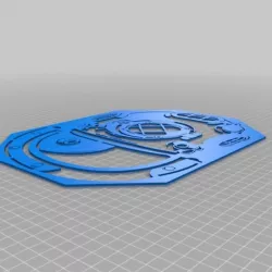 MK V Dive Helmet Stencil