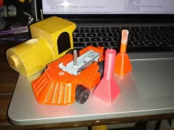 1972 Train Chimney Wind-up Key