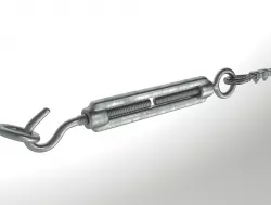 3D model Lanyard with hook and ring 3D model