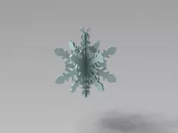 3D snowflake ornament
