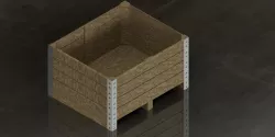 Agricultural Wood Bin