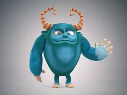 Angry monster 3D model